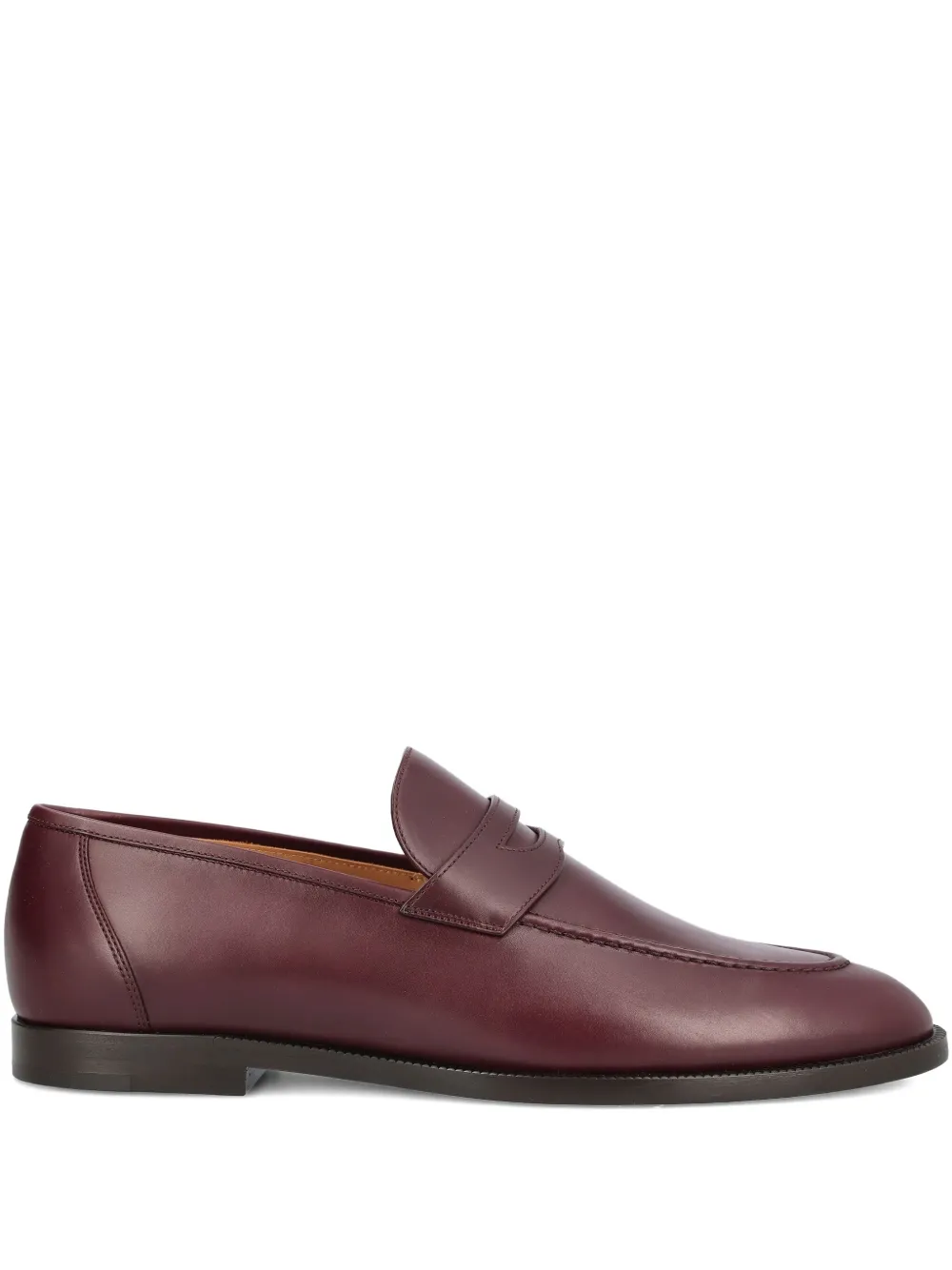 Loro Piana Leren loafers Rood