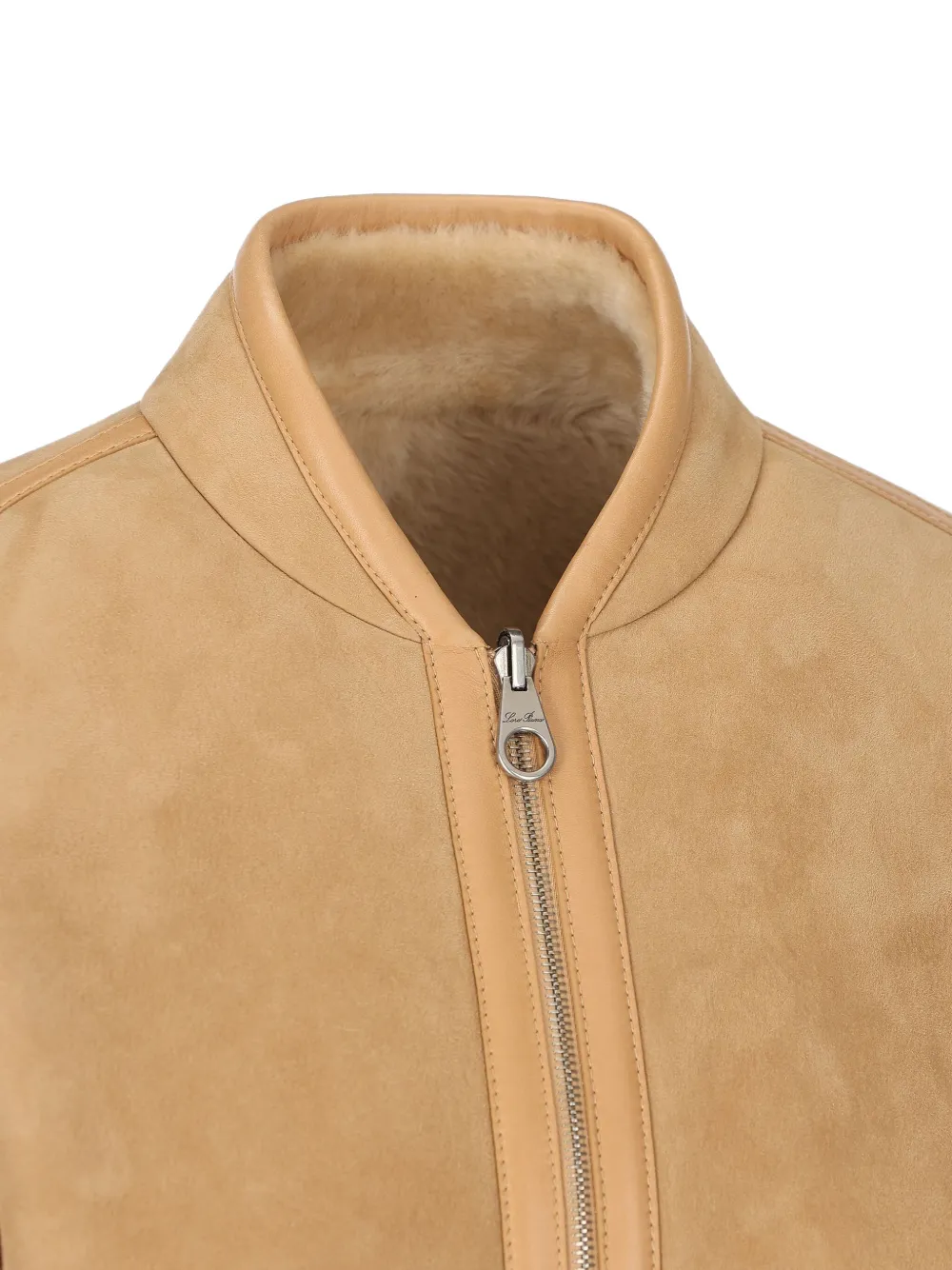 Loro Piana Reversible Suede Jacket In Brown
