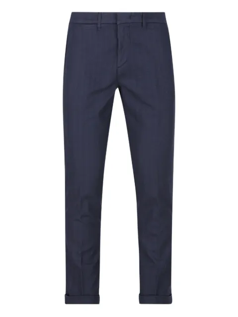 Fay herringbone-pattern trousers