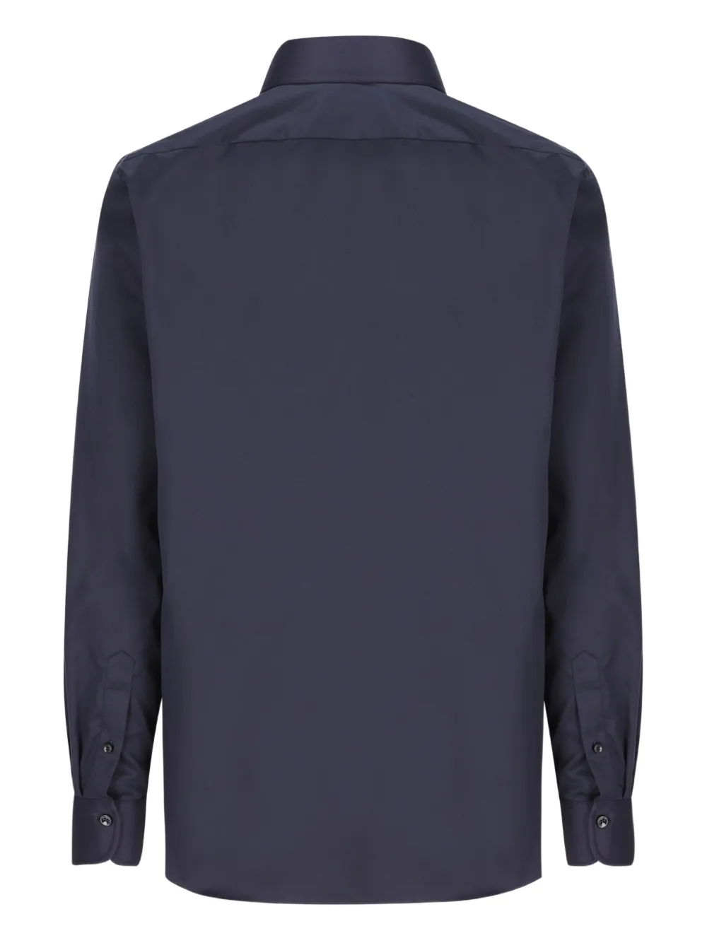Xacus Katoenen overhemd met knoopmanchetten - BLUE