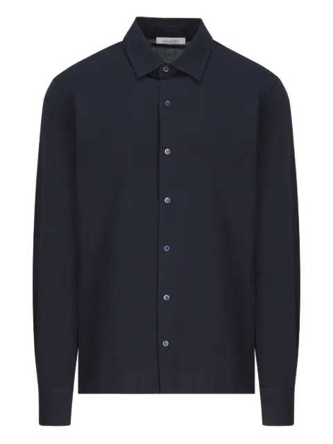 Cruciani button-cuff shirt