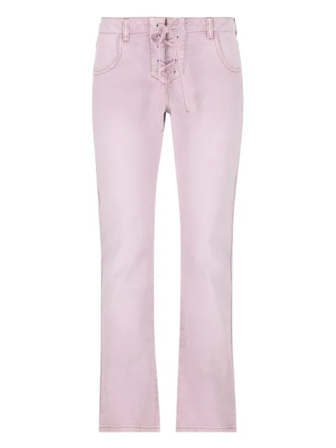 ISABEL MARANT lace-up jeans