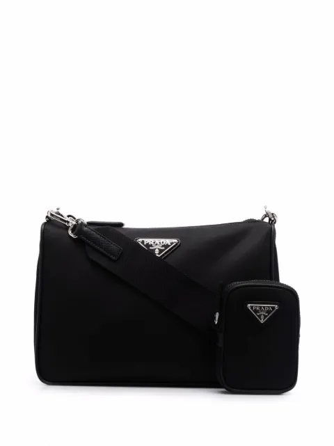 Prada Schultertasche mit abnehmbarer Tasche