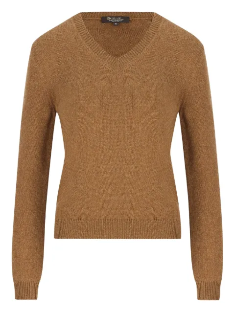 Loro Piana V-neck ribbed-trim sweater