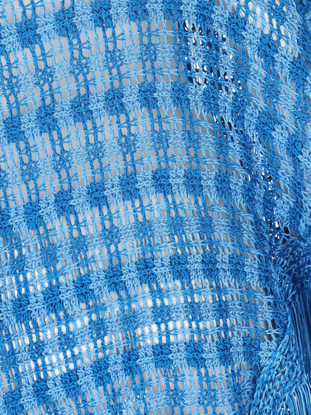 Giada Benincasa checked-fringe scarf | Image 2
