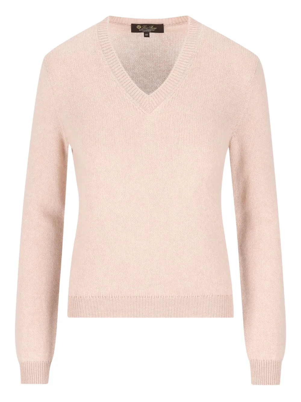 Loro Piana V-neck cashmere sweater | Pink | Image 1