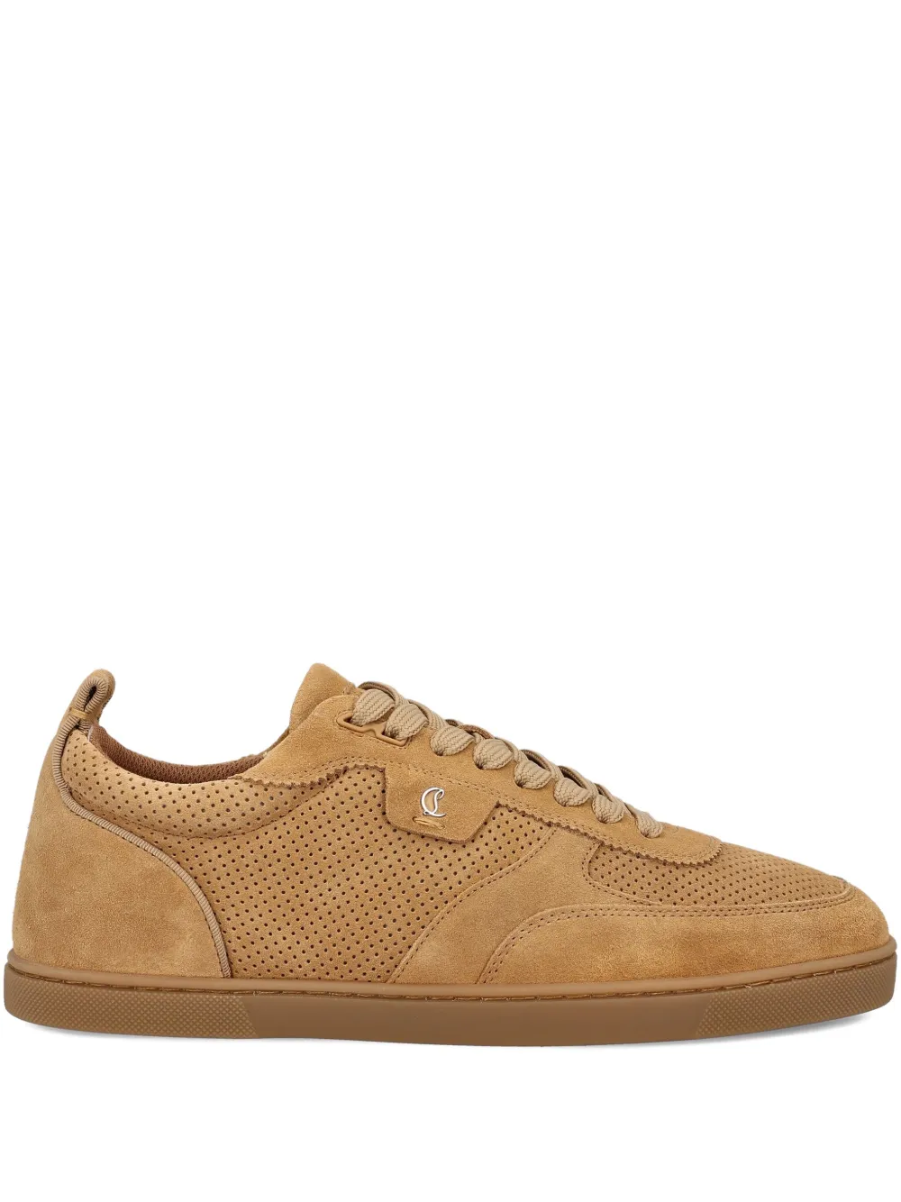 Christian Louboutin Tutti Rui perforated suede sneakers | neutro | Image 1