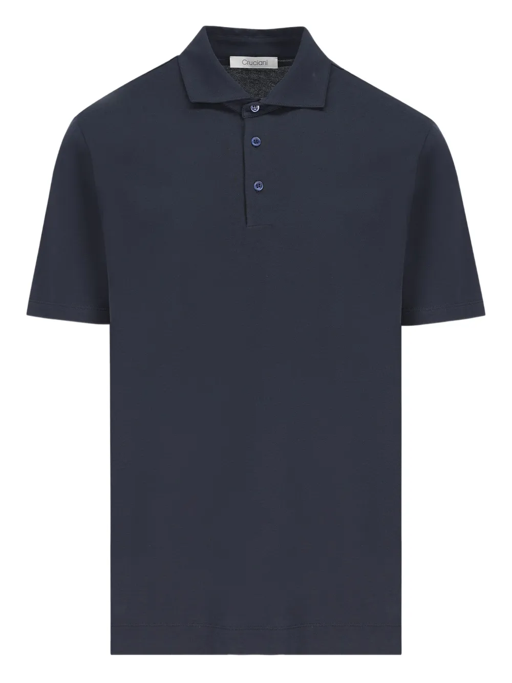 Cruciani short-sleeve polo shirt | Blue | Image 1