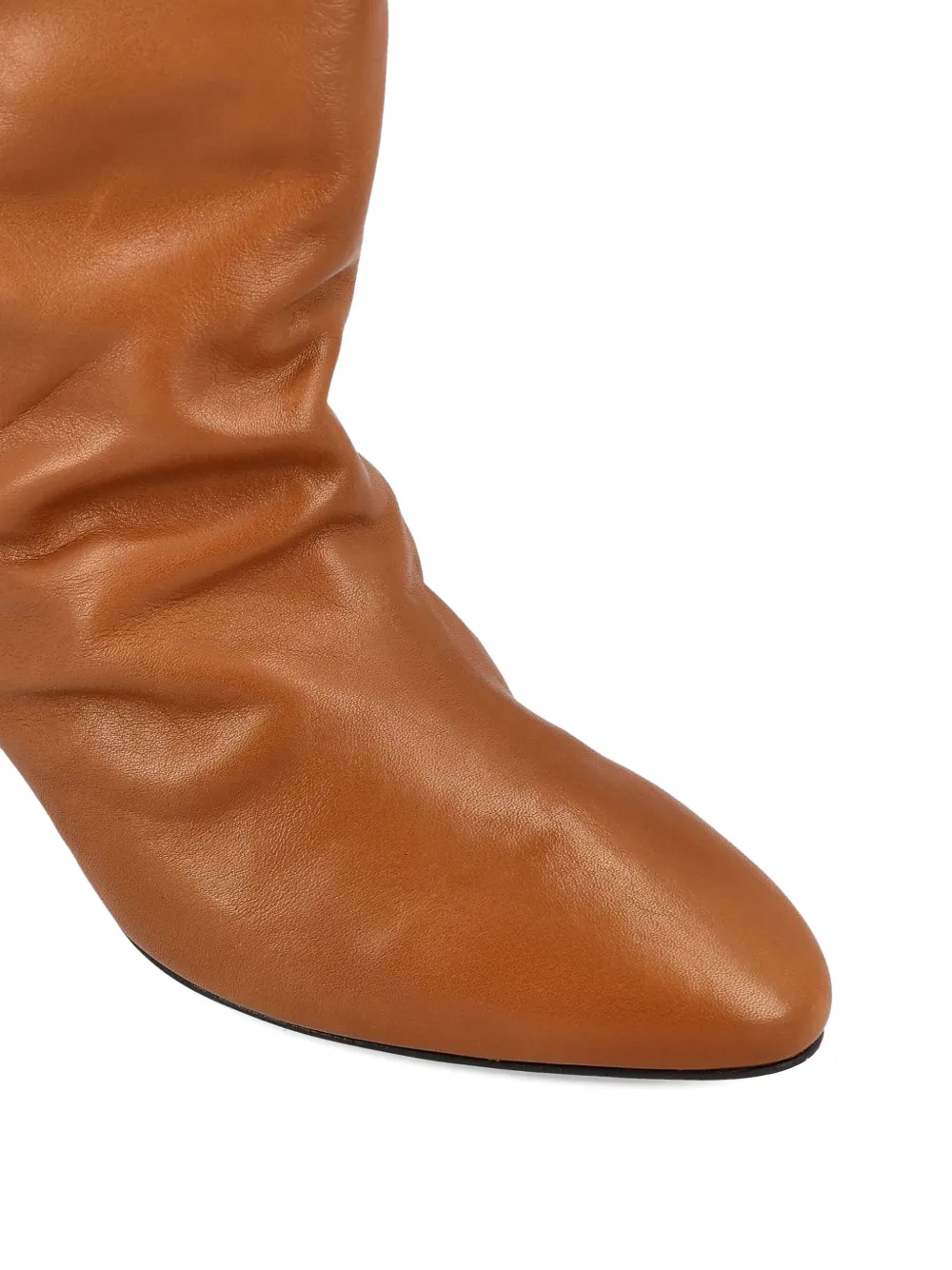 ISABEL MARANT 55mm calf leather slouch boots Brown