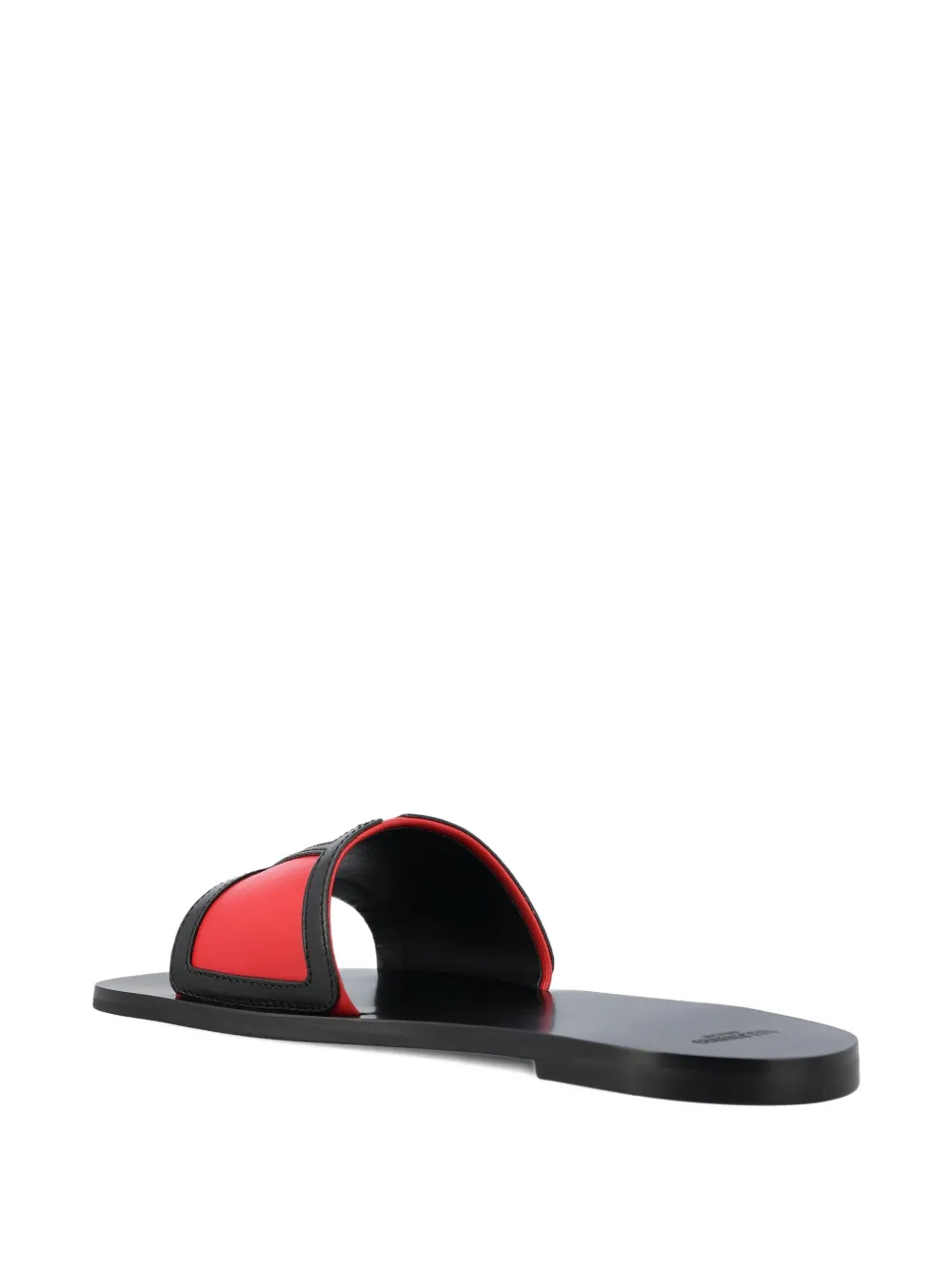 Valentino Viva Superstar Vlogo Leather Sandals In Red