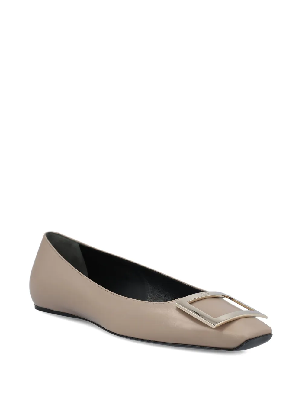 Roger Vivier square-toe buckle-embellished ballet flats | Image 2