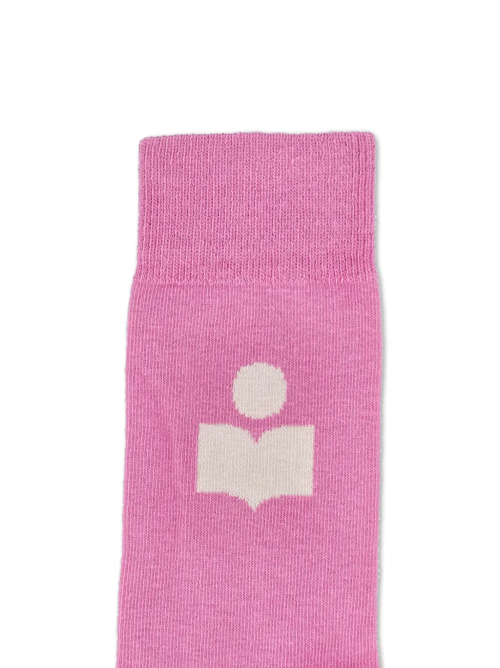ISABEL MARANT logo-embroidered ribbed socks | Image 2