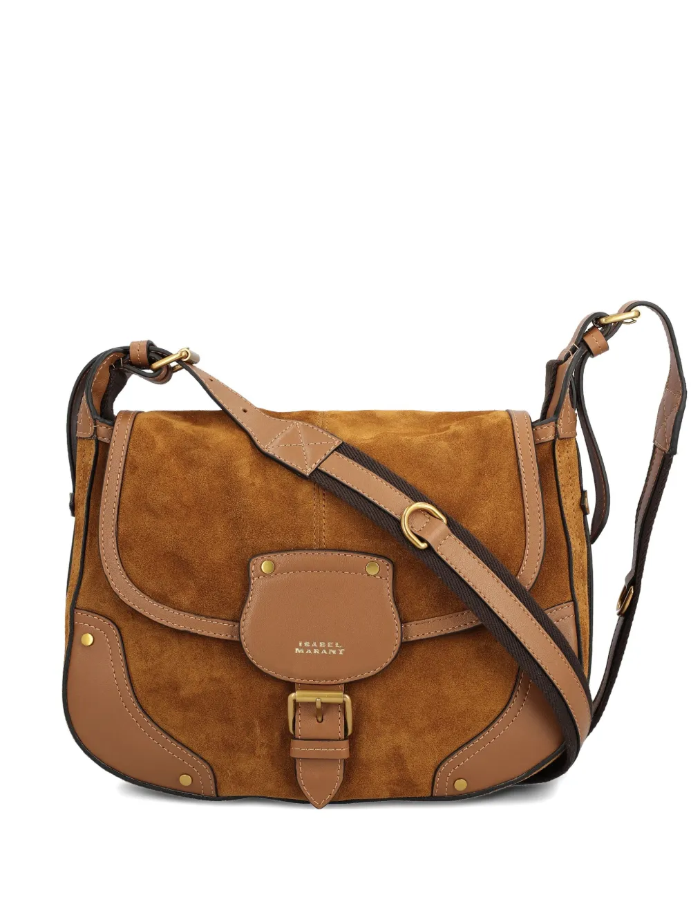 ISABEL MARANT Sierra buckle-fastening suede cross body bag | Brown | Image 1