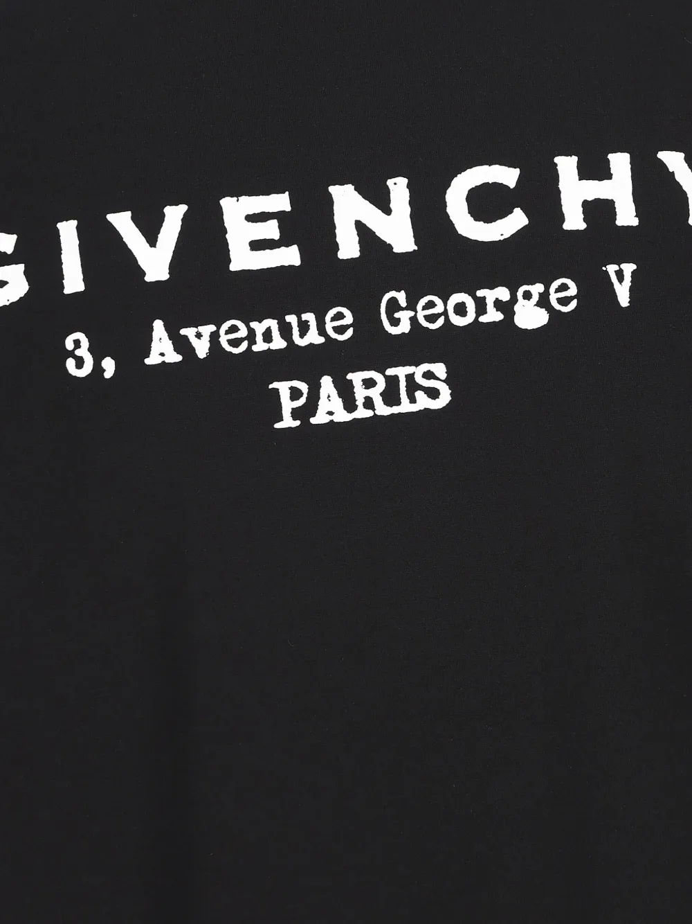 Givenchy Black Cotton Jersey Crewneck T-shirt In Black