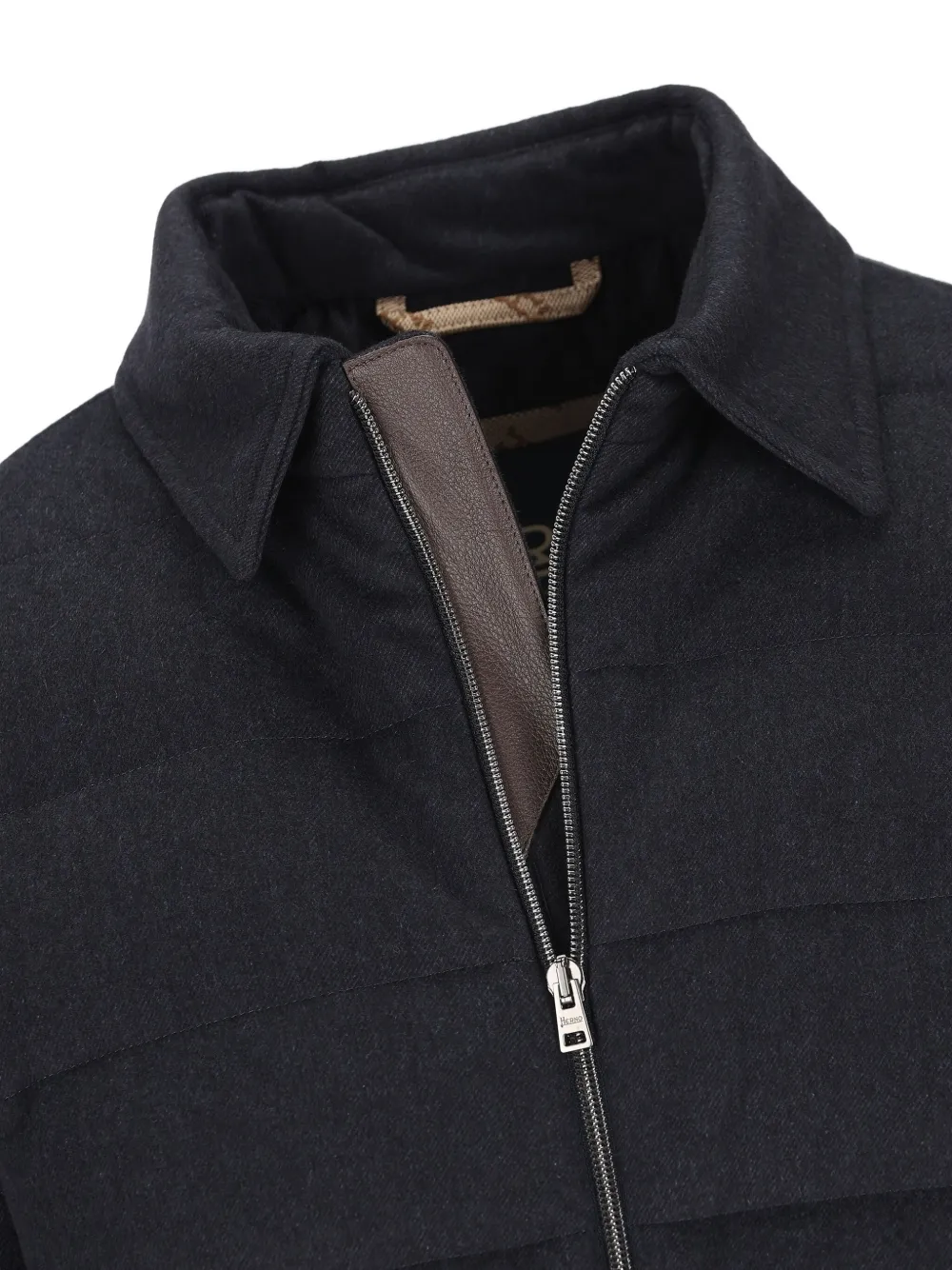Herno Polo-collar Padded Jacket In Multi