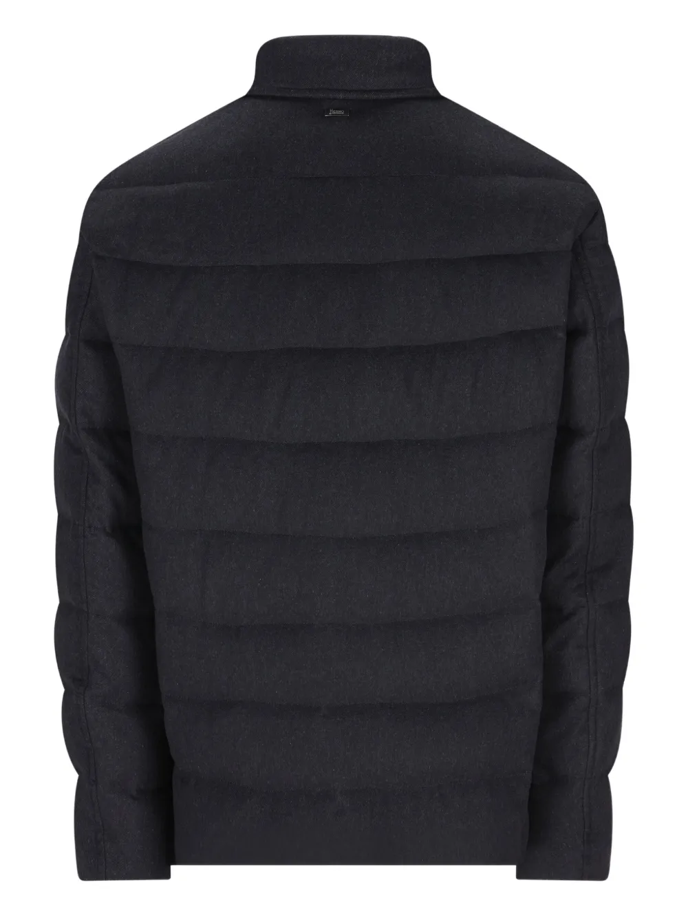 Herno Polo-collar Padded Jacket In Multi