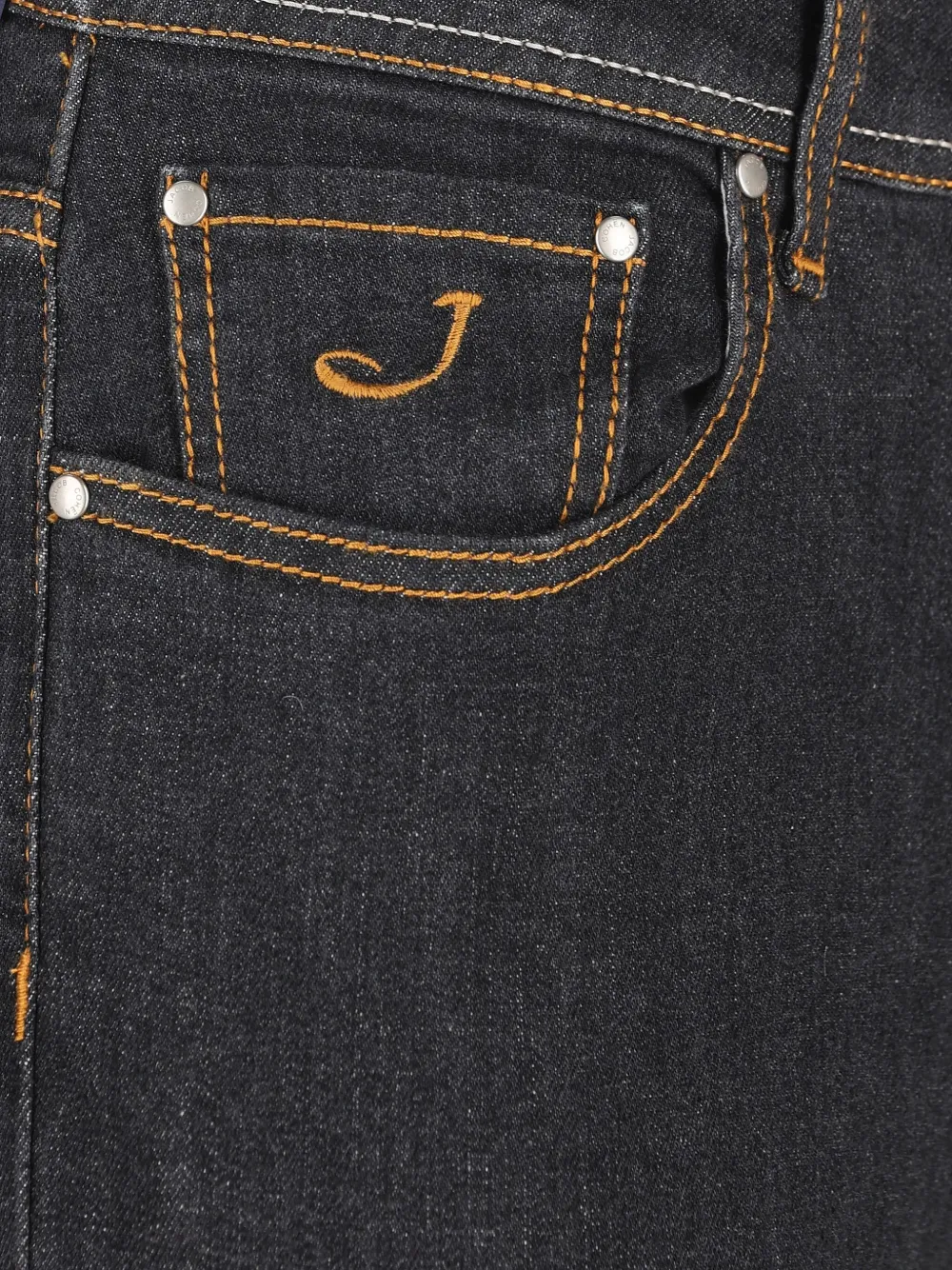 Jacob Cohen Five-pocket Contrast-stitch Jeans In Blue