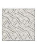 Brunello Cucinelli polka-dot pocket square - White
