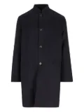 Loro Piana Mandarin-collar cashmere coat - Blue