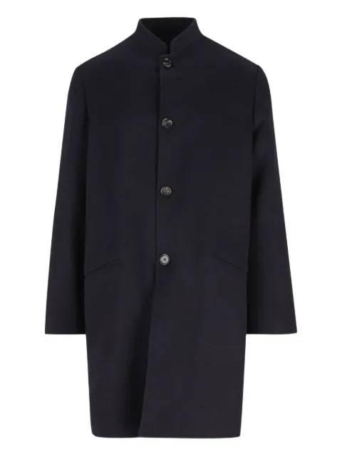Loro Piana Mandarin-collar cashmere coat