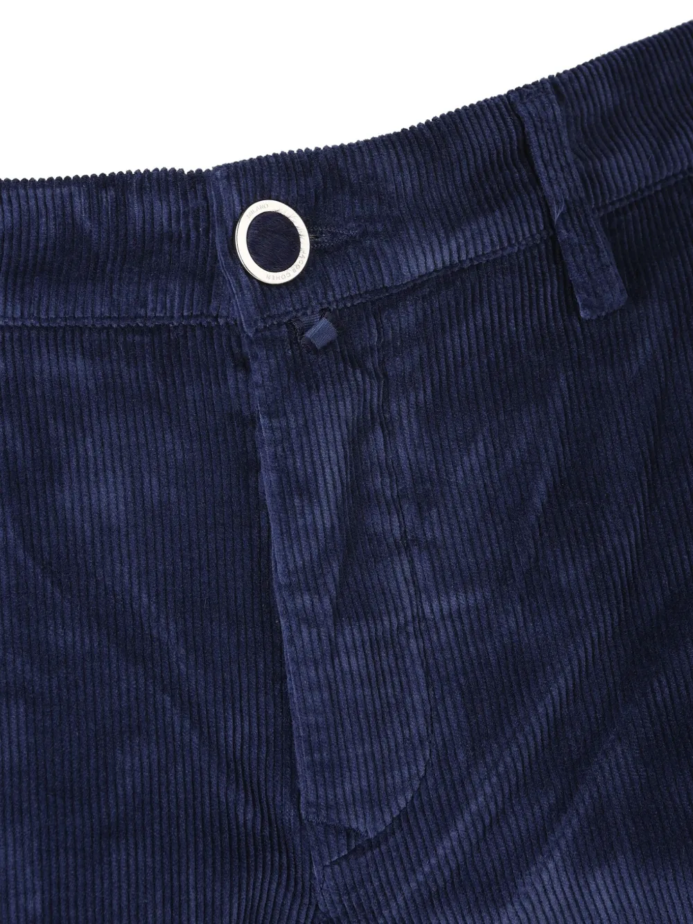 Jacob Cohën Geribbelde paspelbroek Blauw