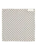 Brunello Cucinelli geometric-pattern silk pocket square - Neutrals