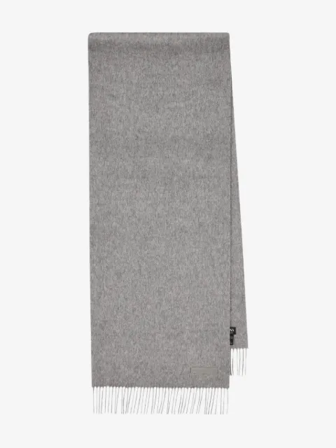 Zegna fringed cashmere scarf