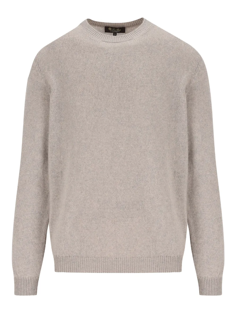 Loro Piana ribbed crew-neck sweater | Neutrals | Image 1
