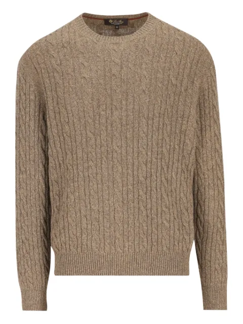Loro Piana Treccia cable-knit sweater