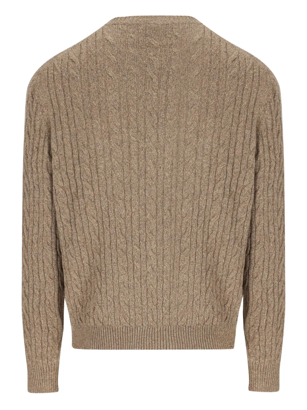 Loro Piana Treccia cable-knit sweater - Beige