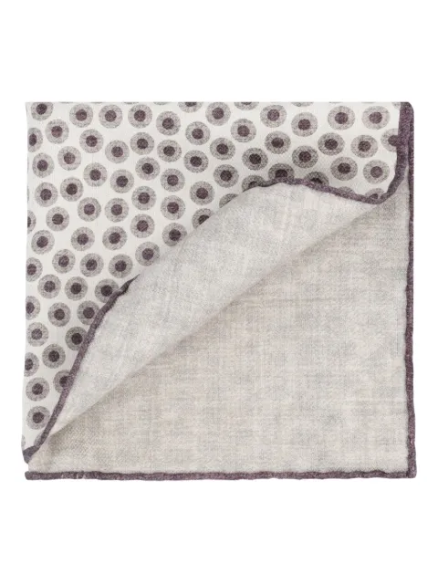Brunello Cucinelli polka-dot pocket square
