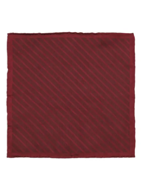 Brunello Cucinelli diagonal-striped silk pocket square