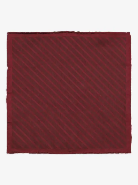 Brunello Cucinelli diagonal-striped silk pocket square