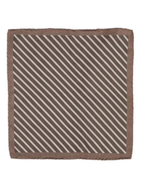 Brunello Cucinelli striped pocket square