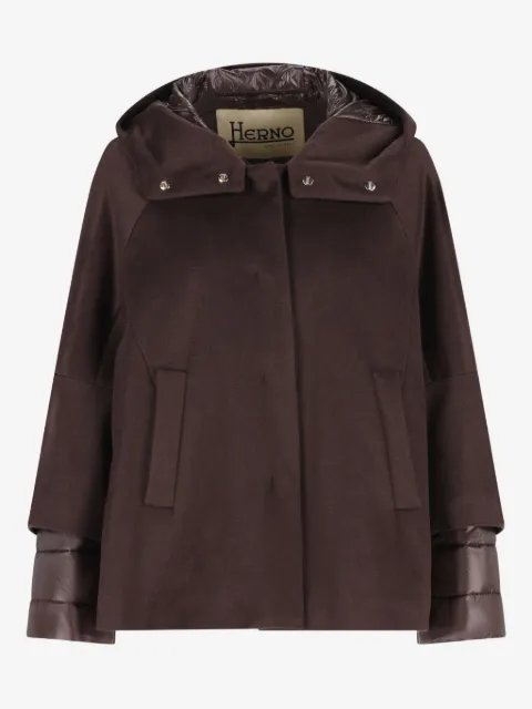 Herno veste en cachemire à capuche