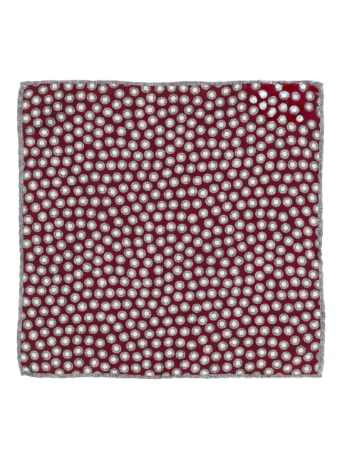 Brunello Cucinelli polka-dot pocket square
