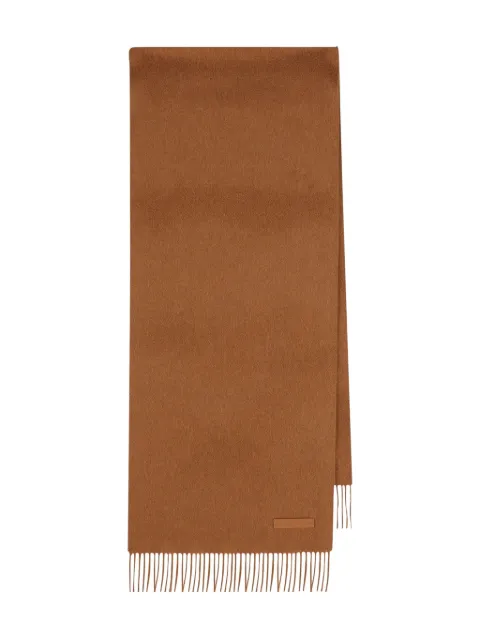 Zegna mascada con logo y flecos