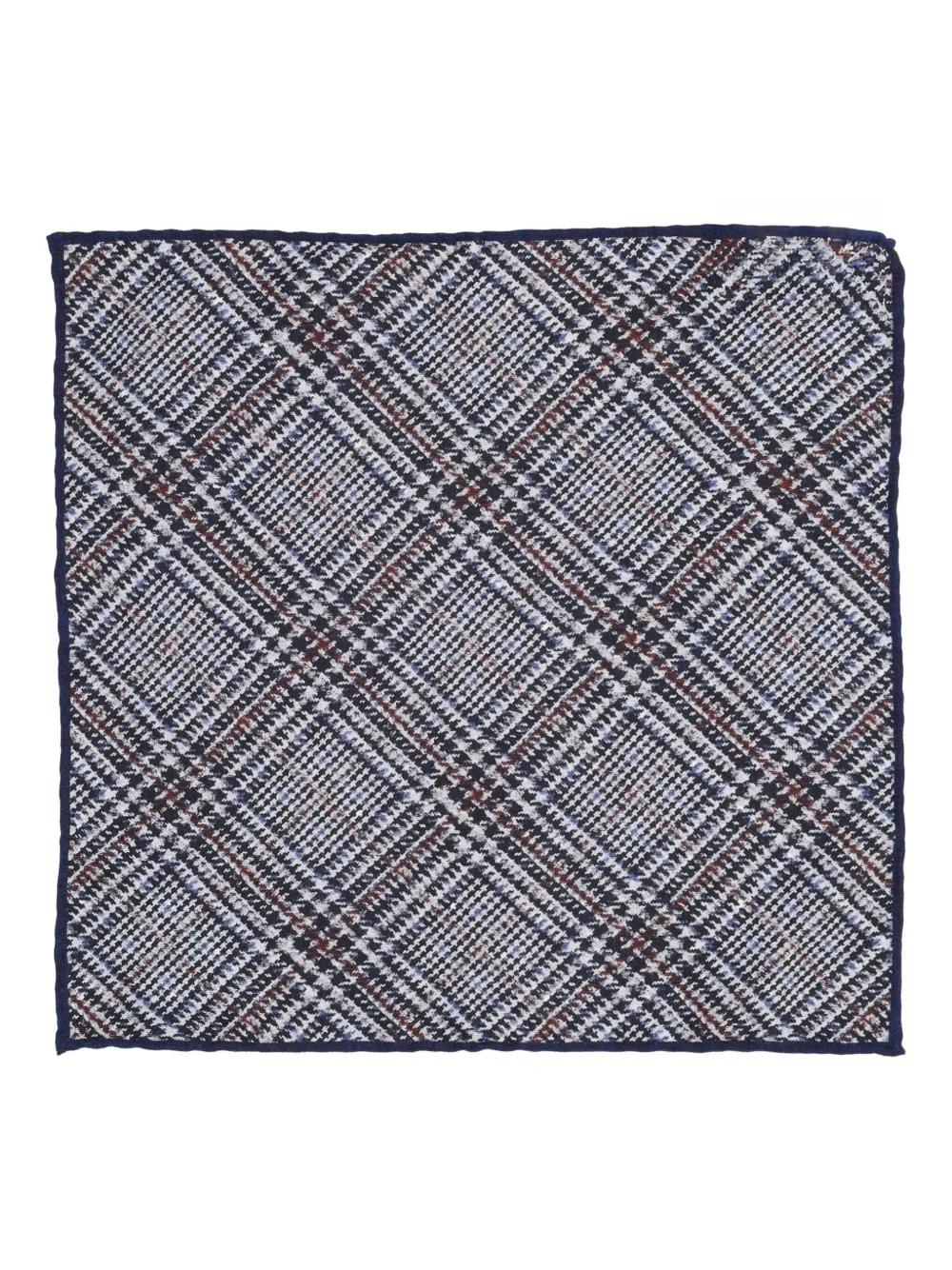 Brunello Cucinelli Prince Wales motif pocket square | Image 2