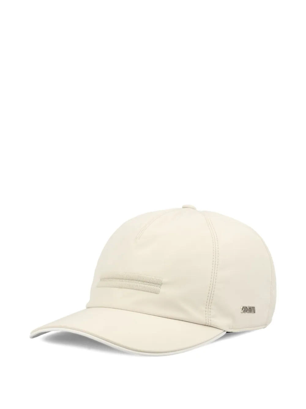 Zegna Honkbalpet met geborduurd logo Beige