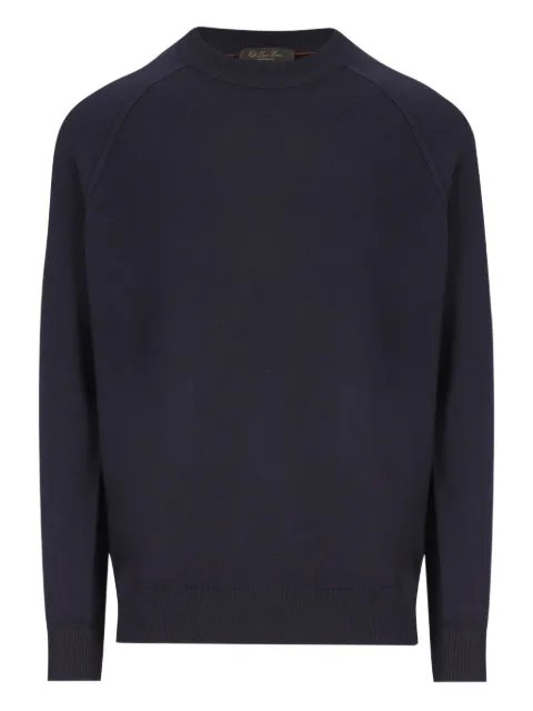 Loro Piana pull à design côtelé