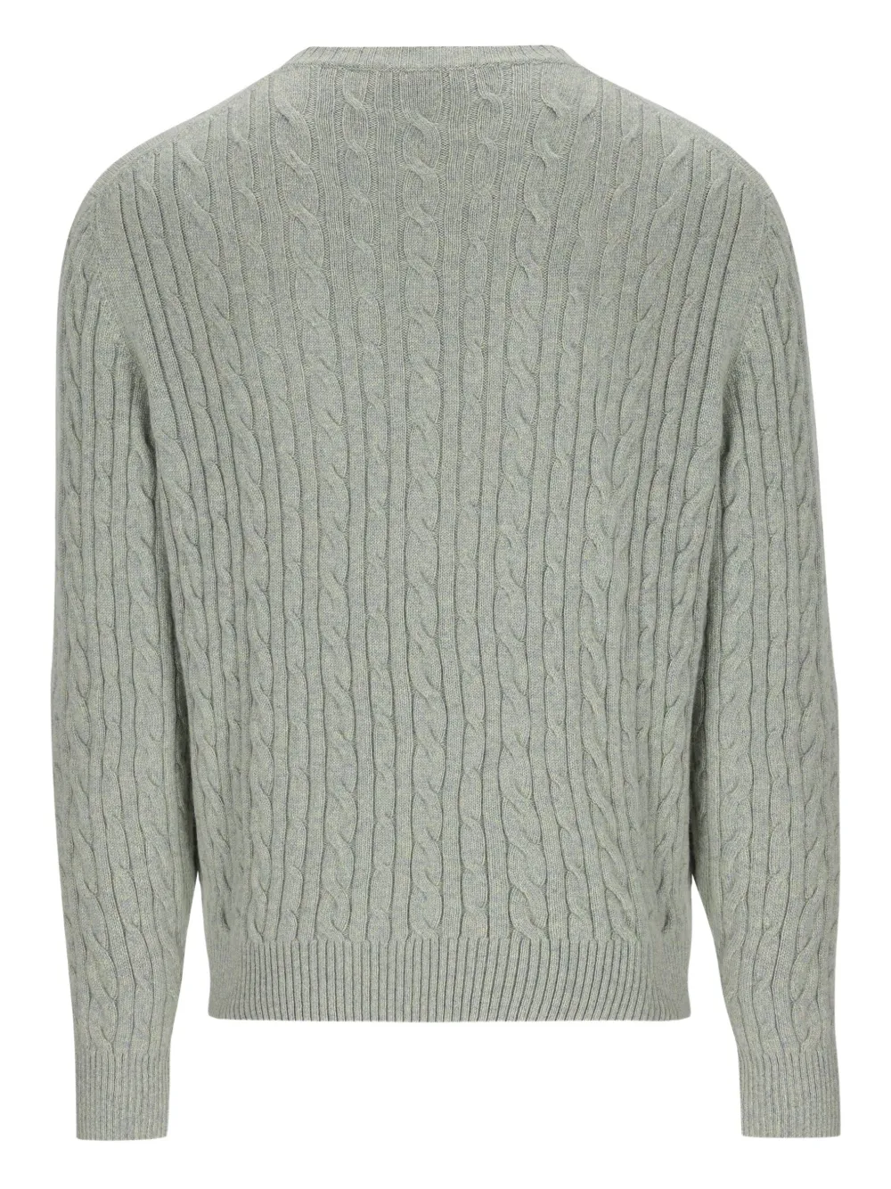 Loro Piana Treccia cable-knit crew-neck sweater | Knitted Sweaters | Image 2