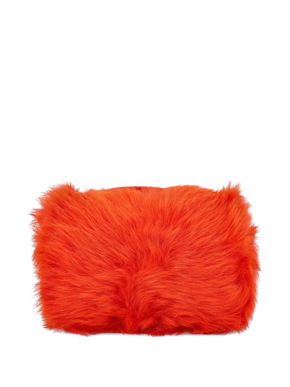 Saint Laurent Small Kate Reversible Shoulder Bag in Orange, view 3