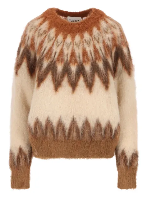 ISABEL MARANT Natalia fair isle-knit sweater