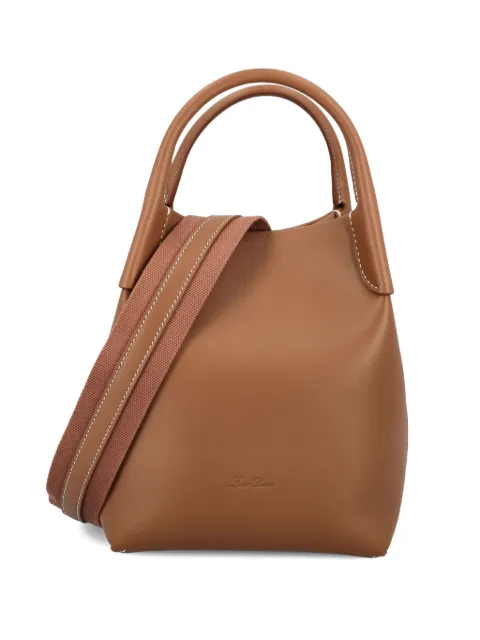 Loro Piana ring-detail calfskin shoulder bag