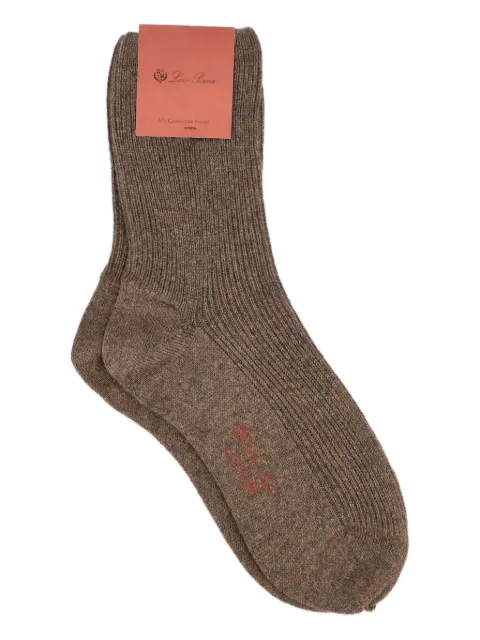Loro Piana ribbed-knit cashmere socks