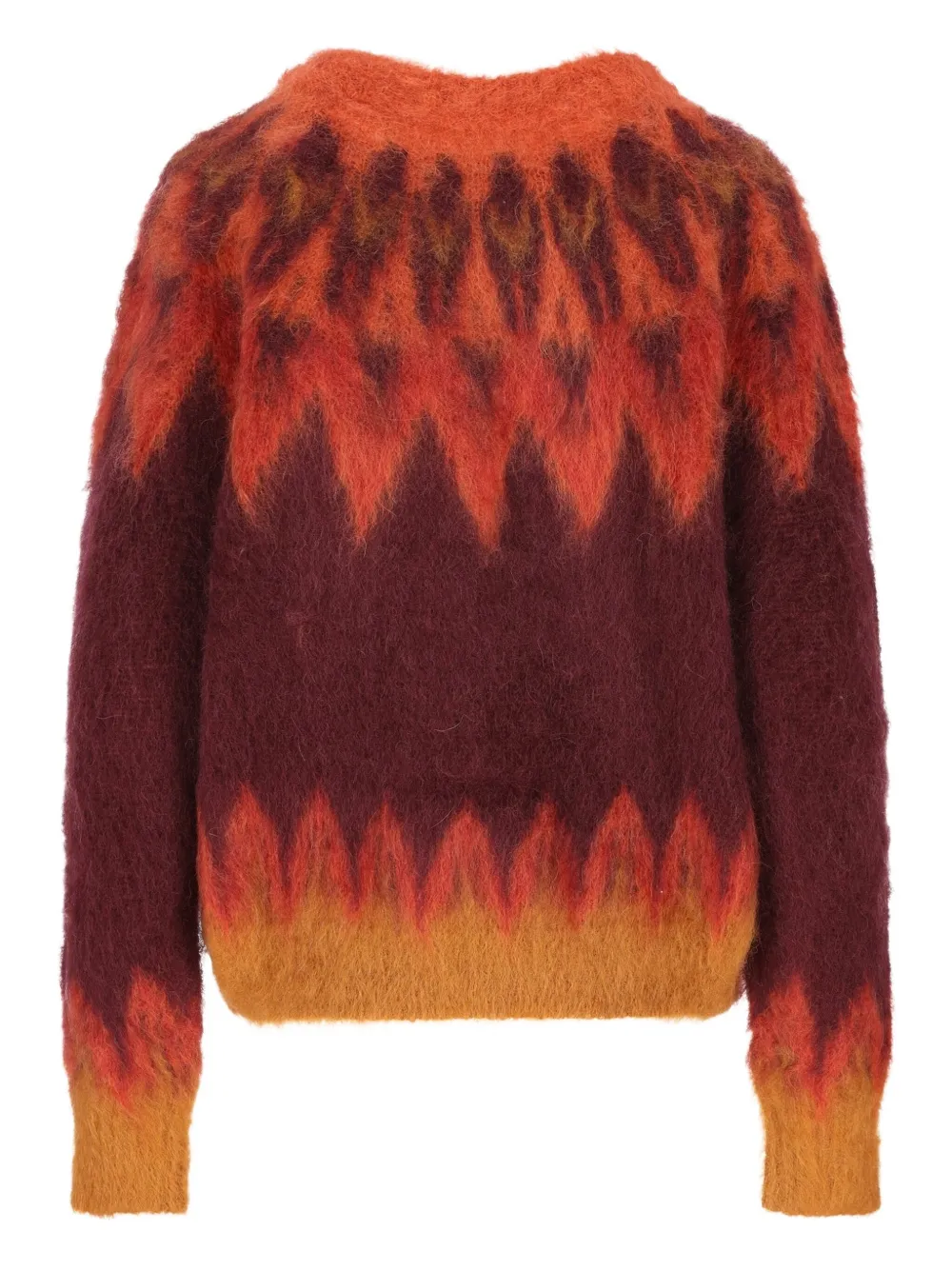 Isabel Marant Natania Flame-pattern Sweater In Multi
