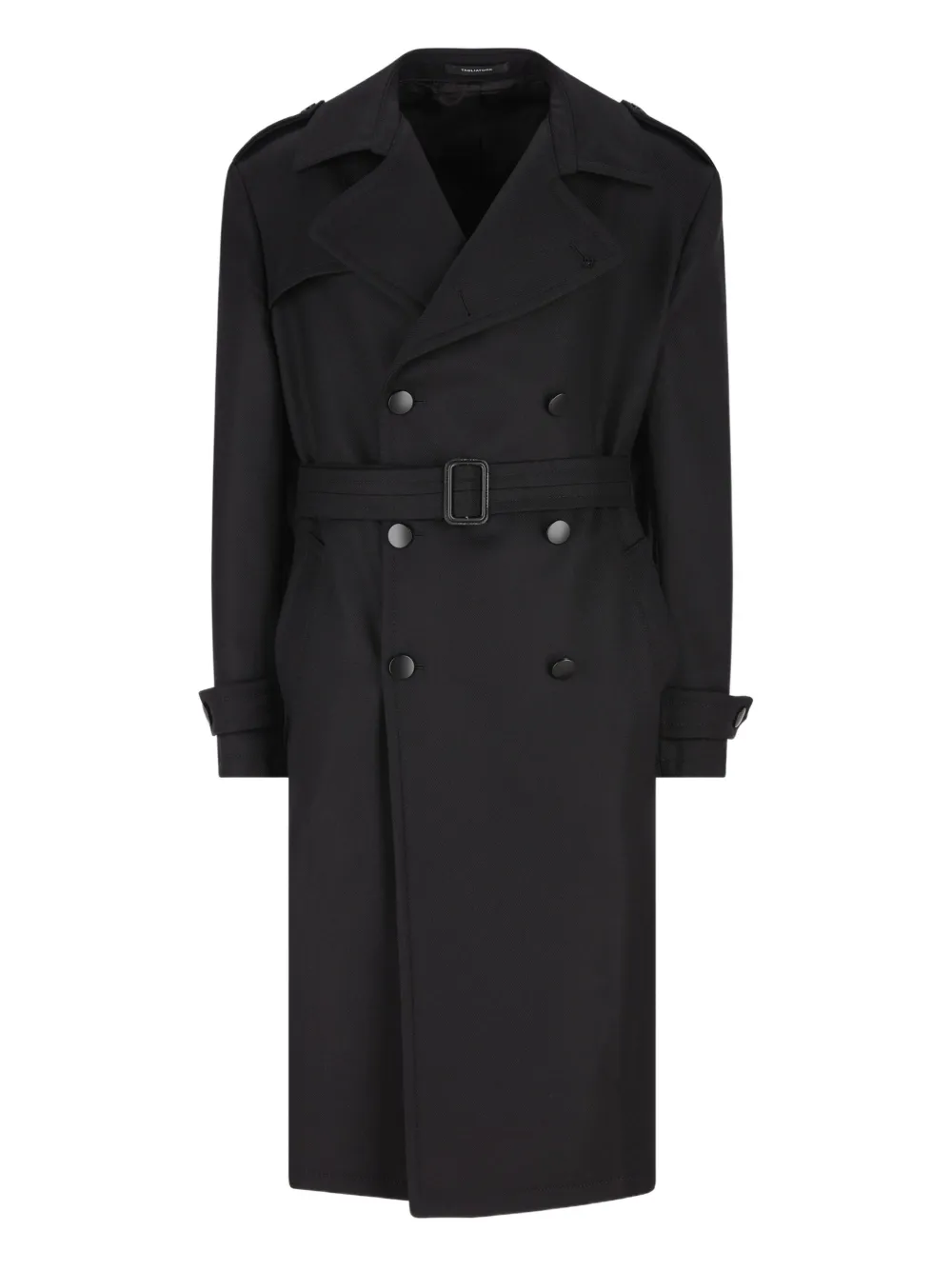 Tagliatore double-breasted coat | Black | Image 1