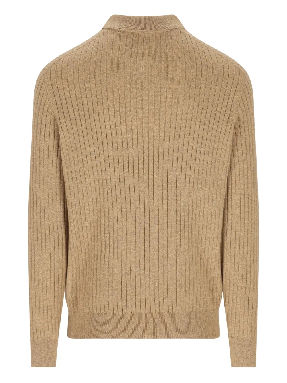 Loro Piana ribbed-knit sweater - Beige