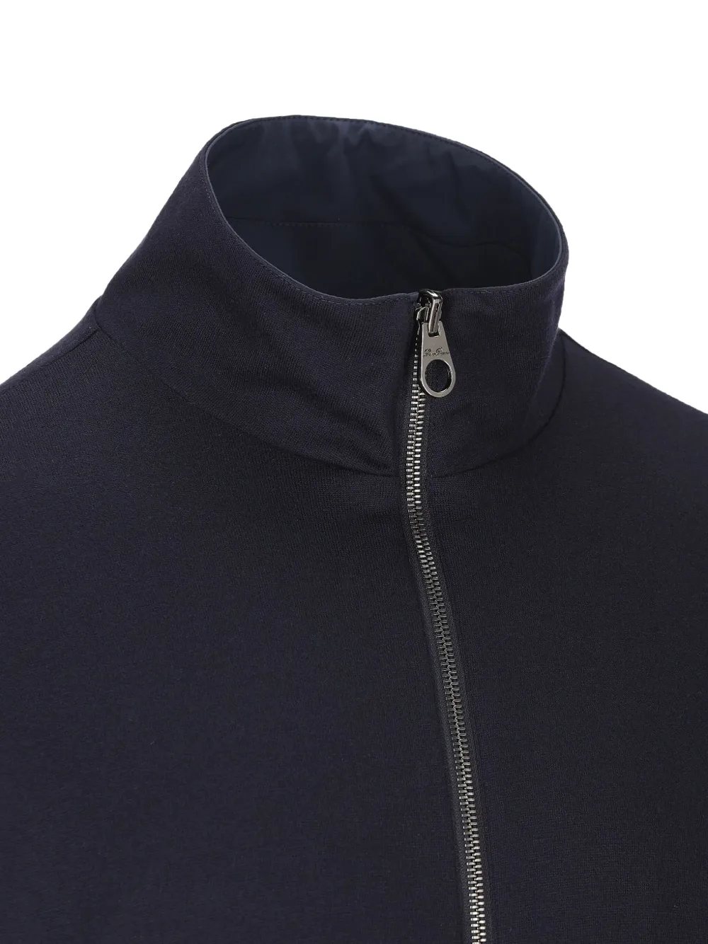 Loro Piana Jack met opstaande kraag en rits Blauw
