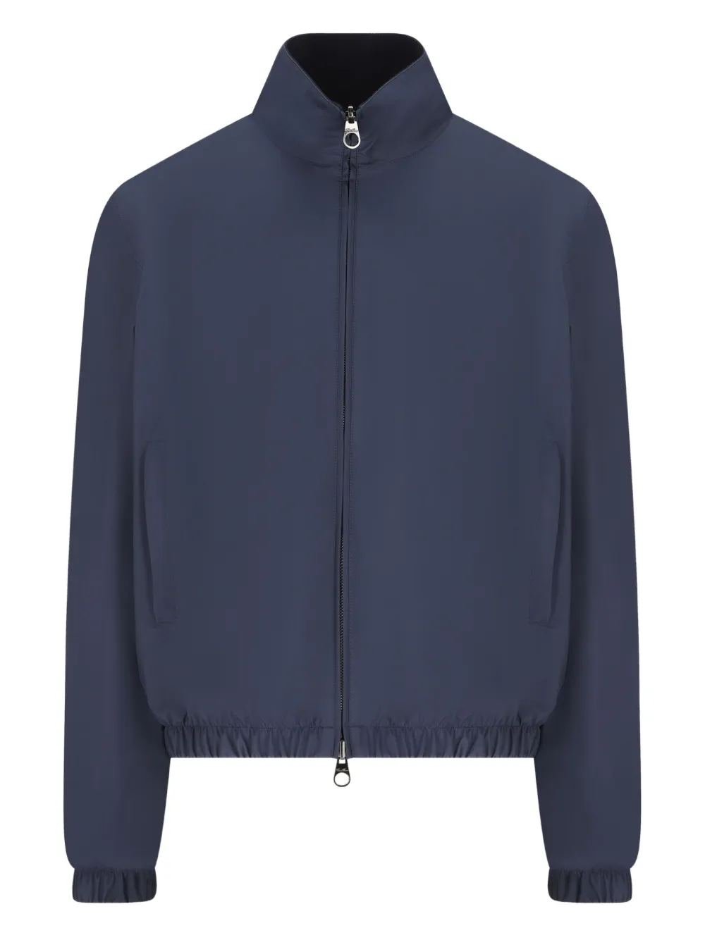 Loro Piana スタンドカラージップジャケット - ブルー Loro Piana スタンドカラージップジャケット - ブルー